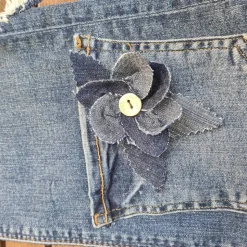 Upcycling Flaschenhülle aus Jeans – Handgemacht & Nachhaltig Geschenkverpackung Flaschentasche