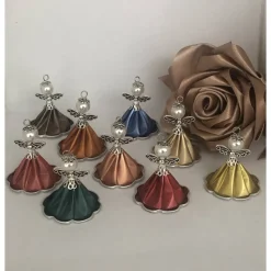 Upcycling Kapsel Engel - Farbwahl - Weihnachten, Baumschmuck (1)