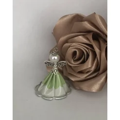 Upcycling Kapsel Engel mit Muster - Farbwahl - Weihnachten, Baumschmuck (3)