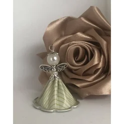 Upcycling Kapsel Engel mit Muster - Farbwahl - Weihnachten, Baumschmuck (1)