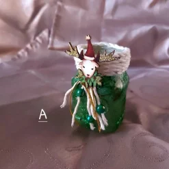 Upcycling Windlicht Weihnachten – Dekoration mit Serviettentechnik