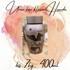 Urne für kleine Hunde, Tiere bis 7kg