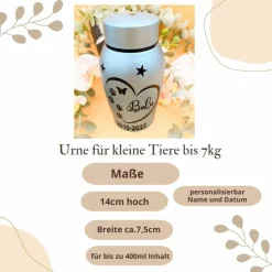 Urne für kleine Tiere bis 7kg