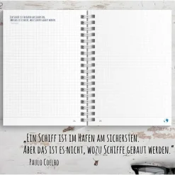 USA Reisetagebuch zum selberschreiben / als Abschiedsgeschenk - DIN A5 mit interaktiven Aufgaben & Reise-Zitaten