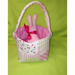 Utensilo, Körbchen, Osternest, mit Henkel, Aufbewahrung, Eier, Dekoration, Ostertisch