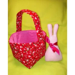 Utensilo, Körbchen, Osternest, mit Henkel, Aufbewahrung, Eier, Dekoration, Ostertisch