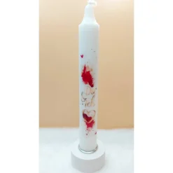 Valentinskerze mit Spruch I Liebeskerze I Geschenk I Leidenschaft I Liebe I Dekokerze I handverziert I Geschenkidee