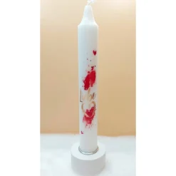 Valentinskerze mit Spruch I Liebeskerze I Geschenk I Leidenschaft I Liebe I Dekokerze I handverziert I Geschenkidee