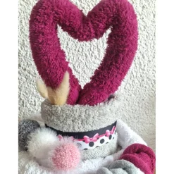 Valentinstag/Muttertag/Geburtstag Hochzeit Geschenk Handtuchtorte mit Herz