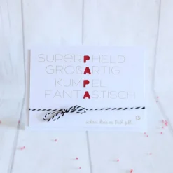 Vatertag * Papa * Glückwunsch * Glückwunschkarte * Grußkarte