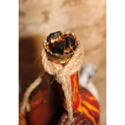 Vatertagsgeschenk Geldgeschenk GRILLKÖNIG Acrylfarben auf einer Flasche Geschenk Wohndeko Upcycling Unikat