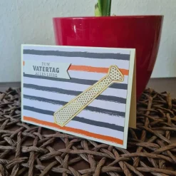 Vatertagskarte - Krawatte - Zum Vatertag alles Liebe