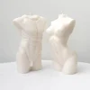Vegane Sojawachs Kerze,  Medium Frauen Torso, Körperkerze, Wohndeko, Skulptur Frauenfigur, Geschenk Lieblingsmensch