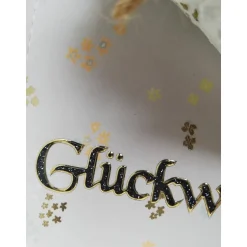 Verpackung für Geldgeschenk – Geschenkbox mit Lavendel, Herzlichen Glückwunsch, Handarbeit, Unikat