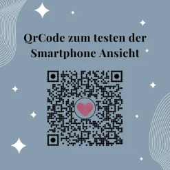 Verschenke Komplimente | Personalisiertes QrCode Bild | Herzchen Baum