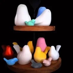 Vögel, nordisches Dekor, Auswahl