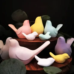 Vögel, nordisches Dekor, Auswahl