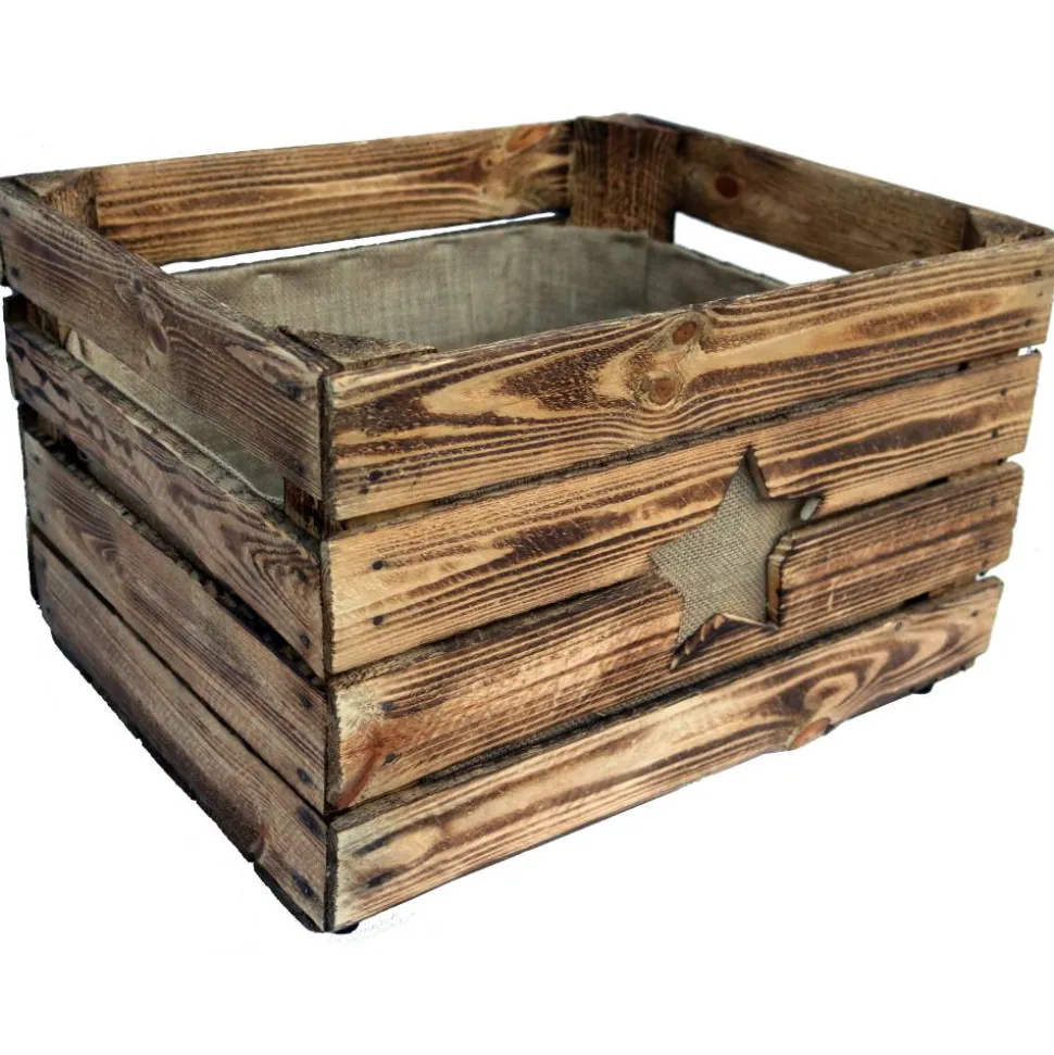 Vintage Adventskiste Weihnachtskiste Rustikale Holzkiste für Adventsgeschenke Tischdeko Geschenke Weihnachten Adventskalender aus Holz Deko