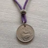 Vintage Kette mit 50 Pfennig Münze von 1975 – Einzigartiges Geschenk zum 50. Geburtstag