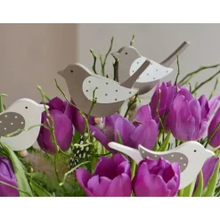 Vogel-Stecker aus Holz