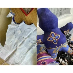 Voodoo Puppe  1 - ein tolles Upcycling Unikat für Halloween oder Gothik Fans