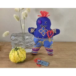 Voodoo Puppe  1 - ein tolles Upcycling Unikat für Halloween oder Gothik Fans