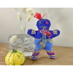 Voodoo Puppe 2 - ein tolles Upcycling Unikat für Halloween oder Gothik Fans