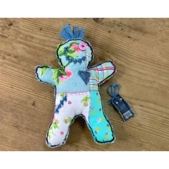 Voodoo Puppe 3 - ein tolles Upcycling Unikat für Halloween oder Gothik Fans