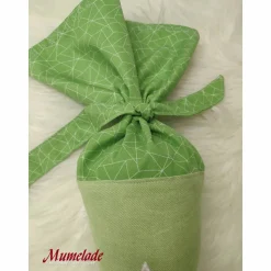 Vorschultüte - Vorschulkind 2021 - grün mit Papprohling und Inlettkissen