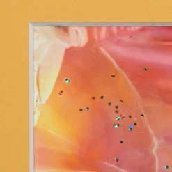 Vorweihnachtlich • Original Encausticmalerei, Unikat mit Passepartout - Design  Ulrike Kröll