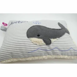 Wal Fisch Namenskissen Taufkissen Kuschelkissen Kindergartenkissen Geburtsgeschenk