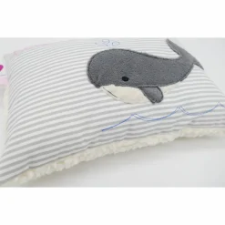 Wal Fisch Namenskissen Taufkissen Kuschelkissen Kindergartenkissen Geburtsgeschenk