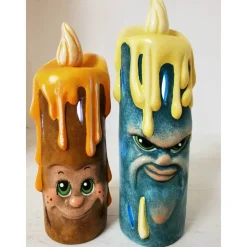 Waldschratkerze aus Keramik 5