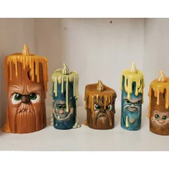 Waldschratkerze aus Keramik 2