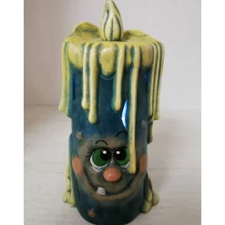 Waldschratkerze 5teilig aus Keramik zum Beleuchten