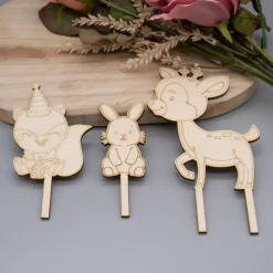 Waldtiere Caketopper –  Kuchenaufsatz für Geburtstage & Babypartys