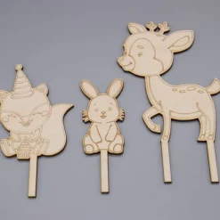 Waldtiere Caketopper –  Kuchenaufsatz für Geburtstage & Babypartys