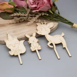 Waldtiere Caketopper –  Kuchenaufsatz für Geburtstage & Babypartys