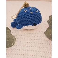 Walfisch Wal Christbaumschmuck Weihnachtsbaumschmuck Häkeltier