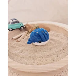 Walfisch Wal Christbaumschmuck Weihnachtsbaumschmuck Häkeltier