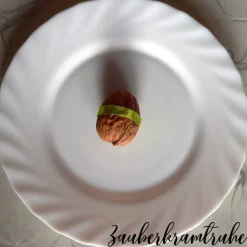 Walnüsse mit Segenswunsch für Taufe,  Kommunion und Konfirmation oder Hochzeit