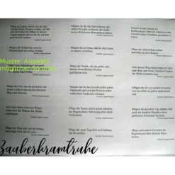 Walnüsse mit Segenswunsch für Taufe,  Kommunion und Konfirmation oder Hochzeit