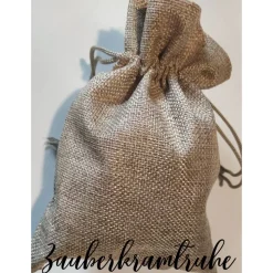 Walnußkalender Glück im Säckchen 24 mit Sprüchen, Segenswünschen oder Zitaten gefüllte Walnüsse für Advent im Jutesack