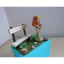 Wanderer Geldgeschenk Box – Geschenkverpackung Wandern Deko Geburtstagsgeschenk