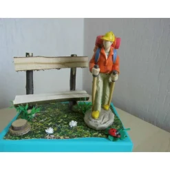 Wanderer Geldgeschenk Box – Geschenkverpackung Wandern Deko Geburtstagsgeschenk