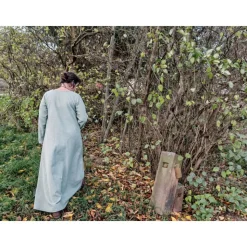 Warmes, weiches Wollkleid,  langes Winterkleid für Wikinger und Mittelalter, Toraxacum