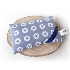 Waschbares Dinkelspelz-Mauskissen mit Sternchen und Reißverschluss, Mauskissen mit Dinkelspreu