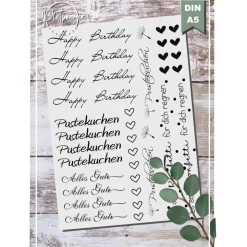 Wasserschiebefolie DinA 5 Geburtstag