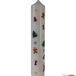 weiße Adventkerze - Modell 2