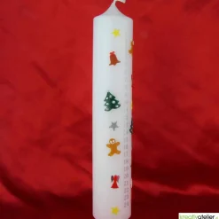 weiße Adventkerze - Modell 2